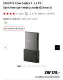 Seagate XBox Series X Speichererweiterung 2TB zum Tiefstpreis