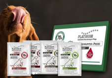 Gratis Probe trockenes Hundefutter bei Platinum Swiss