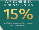 15% auf (fast) alles bei CHRIST Uhren und Schmuck