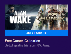 For Honor & Alan Wake gratis im Epic Store