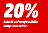 20% auf viele Sony Fernseher bei MediaMarkt: Viele neue Bestpreise!