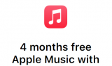 4 Monate gratis Apple Music für Neukunden