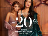 Singles Day bei Hunkemöller – 20% Rabatt auf die gesamte Kollektion / 5 Slips für 39 Franken