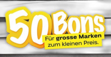 50 Bons Aktion bei Coop bis am 7. September