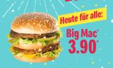 Nur heute: Big Mac für CHF 3.90