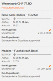 Flüge Basel nach Madeira hin und zurück von November – März ab CHF 38.90 bei Easyjet