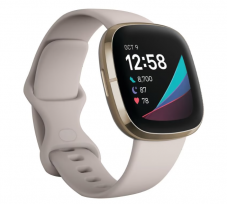 Fitbit Sense Lunar Fitnessuhr bei melectronics