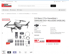 DJI MAVIC 2 PRO mit ND-FIlter-Set und 64GB SD Karte bei Interdiscount