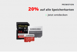 20% auf alle Speicherkarten bei Microspot.ch