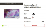 Sunrise: Samsung 65″ QLED für CHF 699.- / nur für Sunrise Kunden?