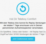 TV-Abo «Teleboy Comfort» 1 Monat für CHF 0.- testen