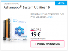 Ashampoo Software Oster Action bis zu 91% Rabatt