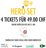 Pathé – Hero-Set: 4 Kinoeintritte + 1 Kinoeintritt für einen Social Hero