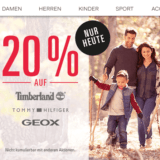 Nur heute: 20% auf Timberland, Tommy Hilfiger & Geox bei Ochsner Shoes, z.B. Timberland Premium Damen Schnürboot für CHF 199.90 statt CHF 249.90