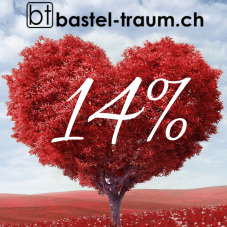 14% Rabatt am 14. Februar 2019 auf das ganze Sortiment. z.Bsp. Brother ScanNCut CM700