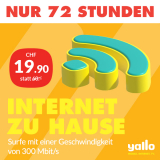 Yallo: Home Cable S mit 300Mbit/s für CHF 19.90 statt CHF 60.-