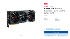 Powercolor Radeon RX6750XT Red Devil GDDR6 HDMI 3xDP- 466CHF