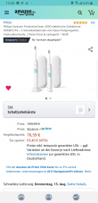 Philips Sonicare ProtectiveClean 4300 elektrische Zahnbürste HX6807/35 – 2 Schallzahnbürsten + 2 Reise-Etuis & Ladegerät – Weiß