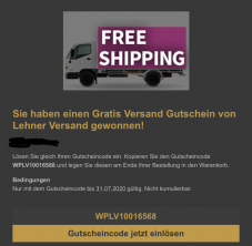 Lehner Versand: Gratis Versand-Code