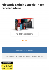 Switch bei Coop mit 50% Online-Rabatt