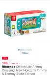 Nintendo Switch Lite Animal Crossing Bundle