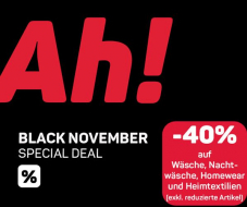 Ackermann Gutschein für 40% Rabatt auf Wäsche, Nachtwäsche, Homewear und Heimtextilien