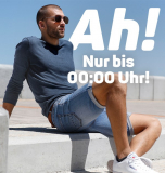 50% auf alle Jeans inkl. reduzierte Artikel bei Ackermann bis Mitternacht