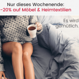 20% auf Möbel und Heimtextilien bei Ackermann, z.B. FMD Wandregal „Mika“ für CHF 87.20 statt CHF 109.-