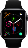 (lokal zum Abholen) Apple Watch Serie 4 44mm GPS space gray Aluminum Black Sport Band