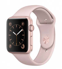 APPLE Watch Series 1, 42mm Aluminiumgehäuse, Roségold mit Sportarmband bei Digitec