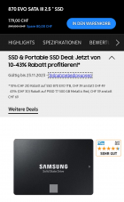 Piratenpreis – Samsung SSD EVO 4TB Pre-Black Friday Promotion