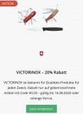 20% Gutschein auf Victorinox bei microspot