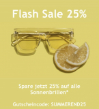 Mister Spex Flash Sale: – 25% auf alle Sonnenbrillen