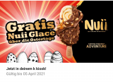 Gratis Nui Glace über die Ostertage (Lokal in allen KKiosk Fillialen)