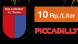 [Regional TI] 10 Rp./Liter Rabatt auf eine Tankfüllung Benzin oder Diesel via Migrolino-App bei Piccadilly