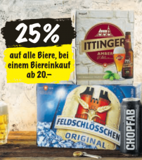 Coop-Aktionen der Woche: 25% auf Bier und mehr