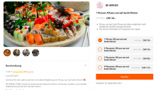 [Lokal / Zürich] Be Heroes – “All you can eat” Sushi Dinner (1 bis 4 Personen)