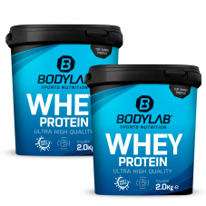 Doppelpack Whey Protein 4kg CHF 91.90 (CHF 22.98 / 1kg)