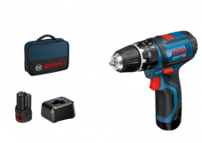 BOSCH Akku-Schlagbohrschrauber GSB 12V-15 Professional (2 Ah, 12 V)