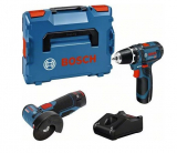 Galaxus – Bosch Professional 12V-Set – Akku-Bohrschrauber GSR 12V-15 und Akku-Winkelschleifer GWS 12V-76