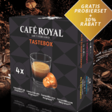 Gratis Probierset für Nespresso-Kaffeemaschinen bei Café Royal