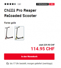 Chilli Pro Reaper Reloaded Scooter bei Ochsnersport CHF 94.95 statt CHF 229.90 !