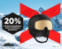 20% auf alle Schneesporthelme, -brillen sowie Rückenprotektoren bei SportX, z.B. Scott Helmet Couloir Mountain