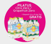 1 Sixpack Pilatus Citro Zero oder Grapefruit Zero gratis bei Rio Getränke bis am 03.12.