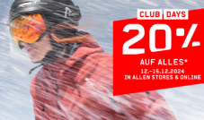 Sammeldeal 20 % auf verschiedene Artikel bei Ochsner Sport (Club Days) z.B. Nike Repel Unlimited Trainingsjacke