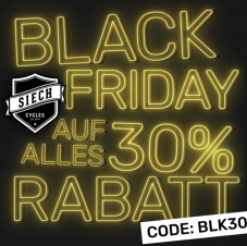 [BLACK FRIDAY AKTION] 30% Rabatt auf Siech Cycles