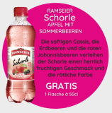 1 Flasche Ramseier Schorle Apfel-Sommerbeeren à 50cl Pet gratis Getränk Gutschein bei Rio (lokal)