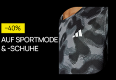 Nur heute – Jelmoli Shop Gutschein für 40% Rabatt auf Sportmode & -schuhe