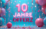 Offerz 10-jähriges Jubiläum Aktionen: z.B. 100 CHF Apple Gift Card inkl. 20 CHF Supergutschein