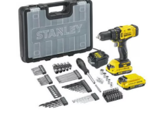 Stanley Fatmax 18V Akku-Bohrschrauber mit 2 Akkus, 1.25 A Schnell-Ladegerät bei Jumbo